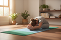 Indian Cotton Rug - Yoga