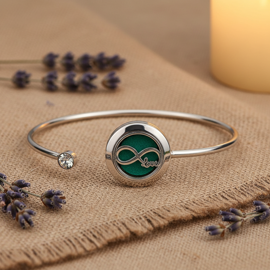 Infinity Love Bangle Rustic Luxury