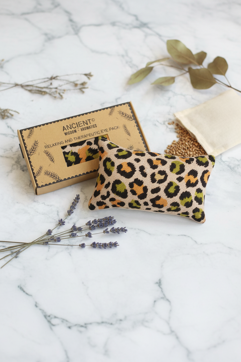 Lavender Eye Pillow - Night Leopard