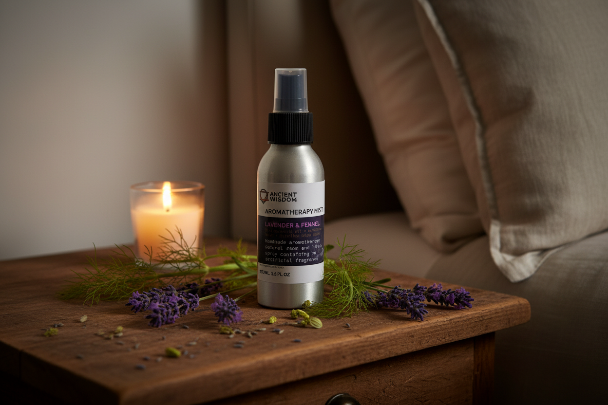 Lavender & Fennel Essential Oil Mist - Lifestyle