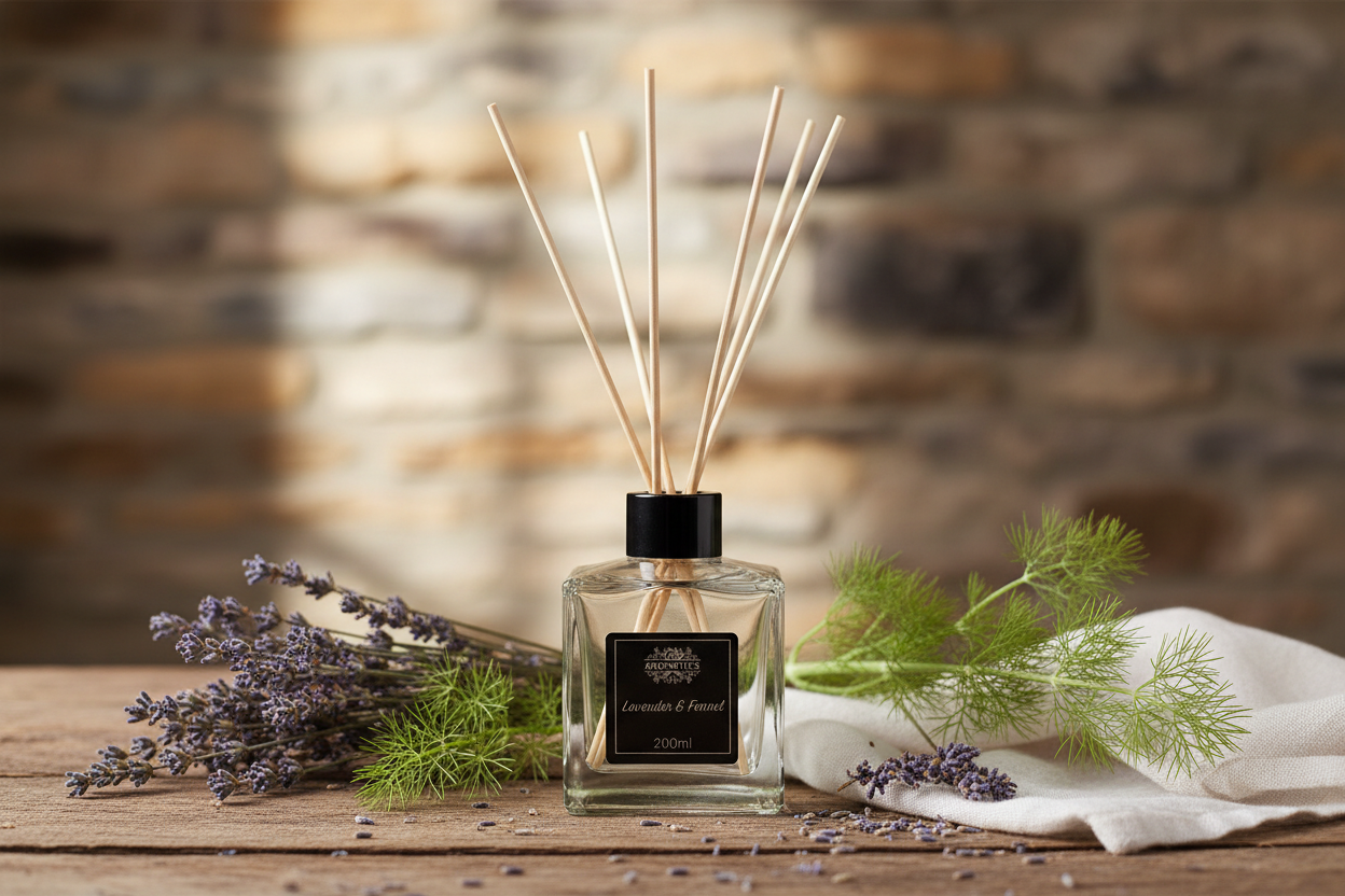 Lavender & Fennel Reed Diffuser - Cosy Cottage Spa