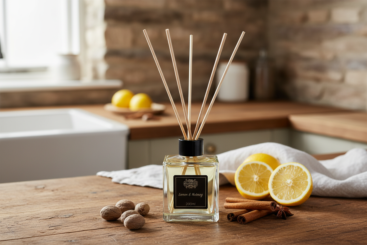 Lemon & Nutmeg Reed Diffuser - Cosy Cottage