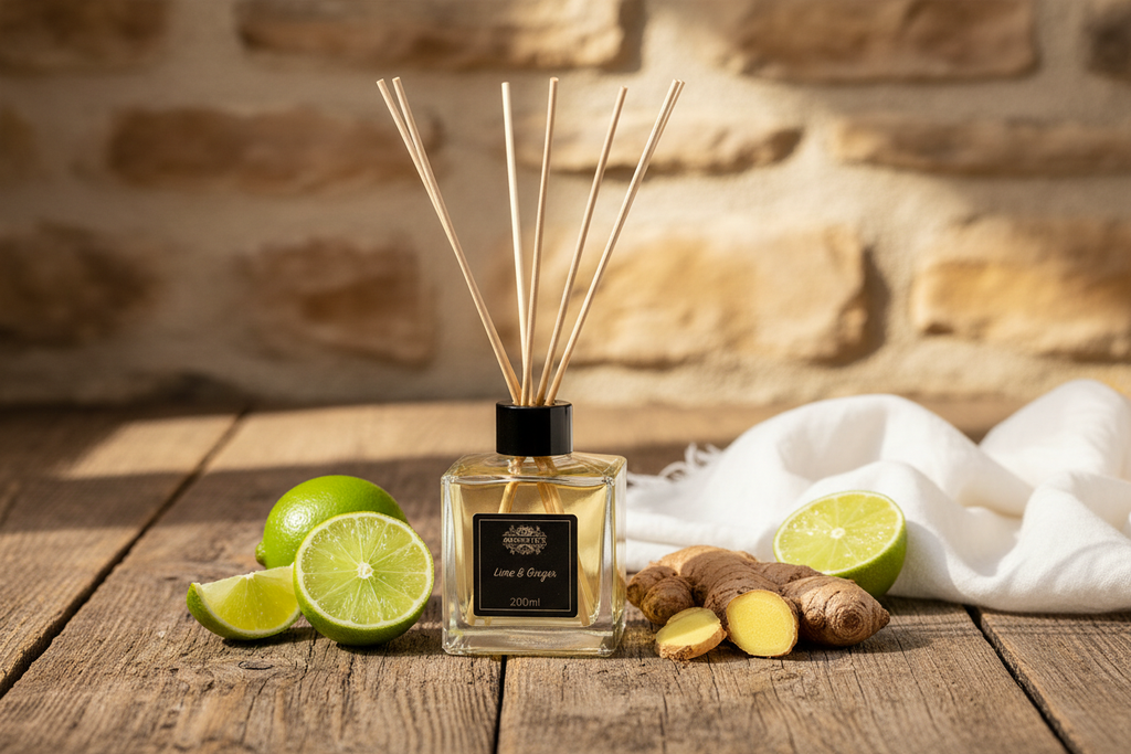 Lime & Ginger Reed Diffuser - Cosy Cottage Spa