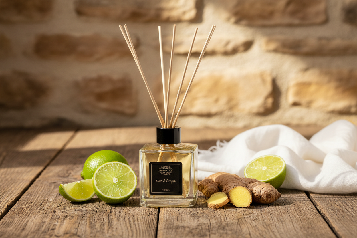 Lime & Ginger Reed Diffuser - Cosy Cottage Spa