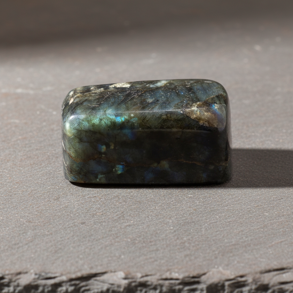 Madagascar Labradorite Medium Stone - Clean Natural Background