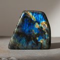 Madagascar Labradorite Statement Stone - Clean Natural Background