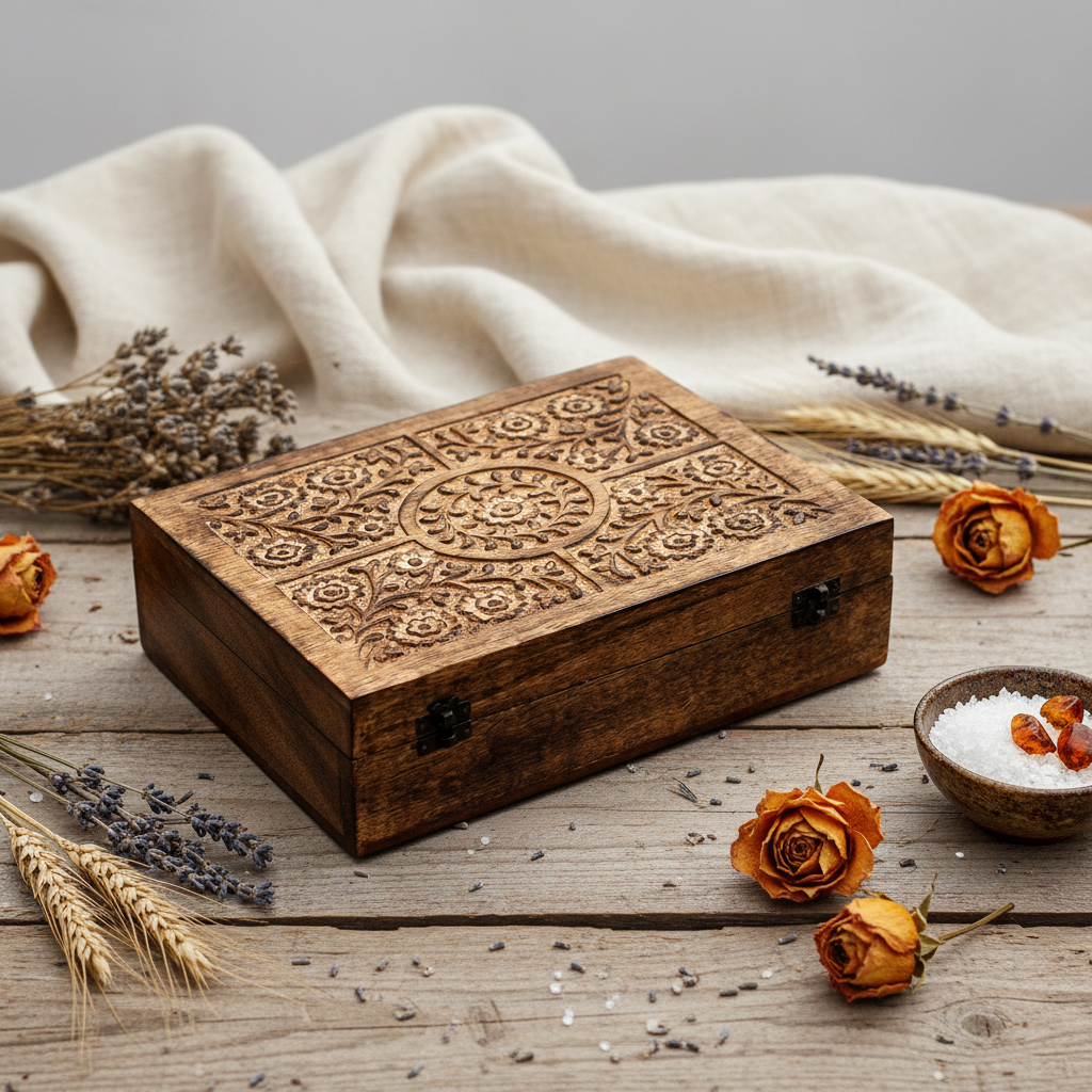 Mango Aromatherapy Box Floral Holds 80 — Rustic Spa Lifestyle