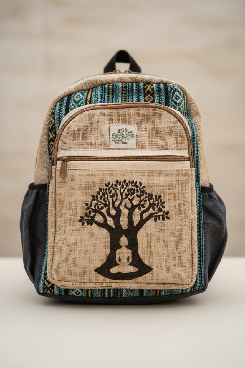 Medium Backpack - Bohdi Tree Design Product Shot