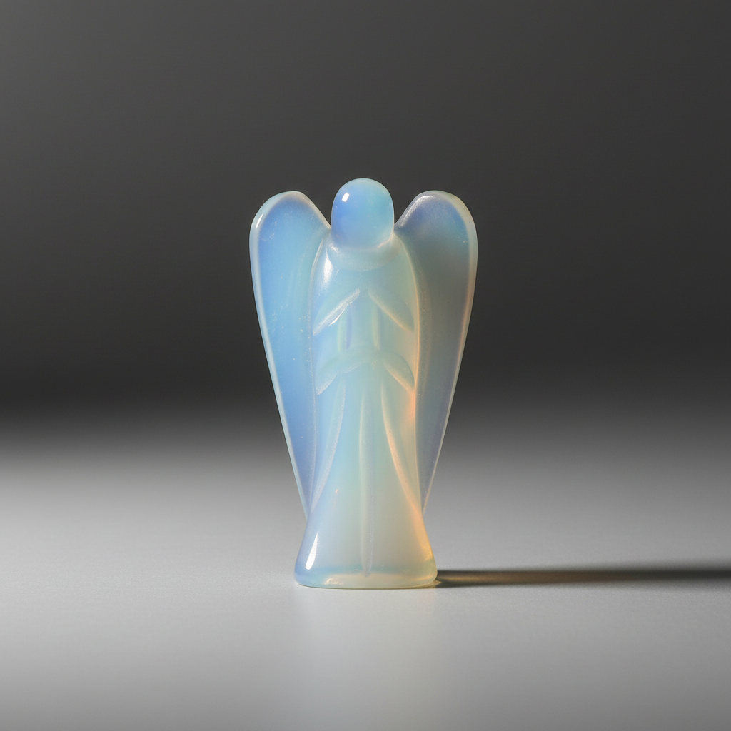 Opalite Angel 40mm — Clean with Contrast