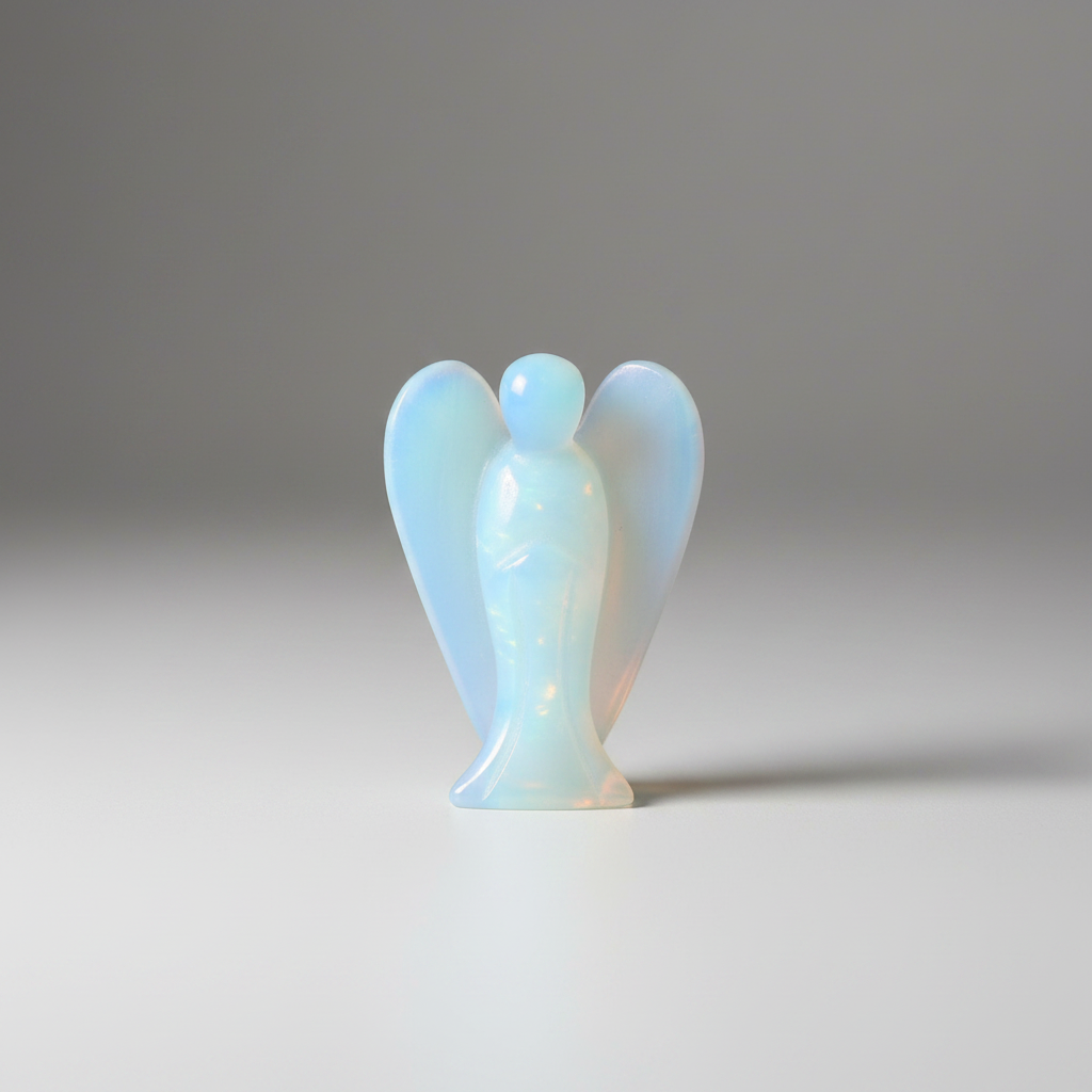 Opalite Crystal Angel — Contrast