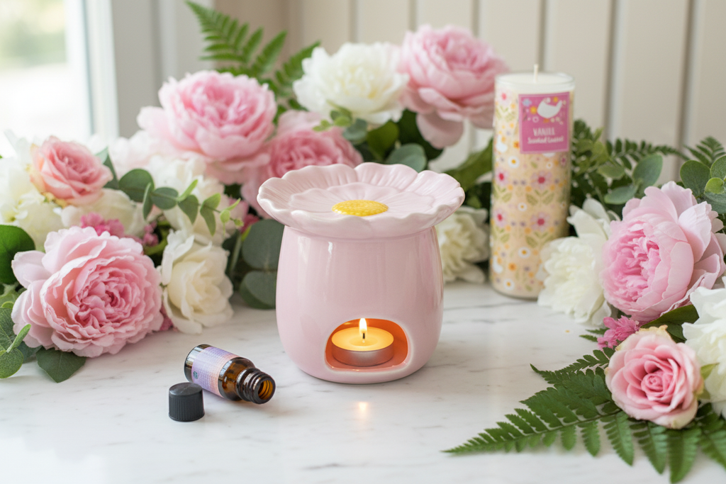 Pink Daisy Oil Burner