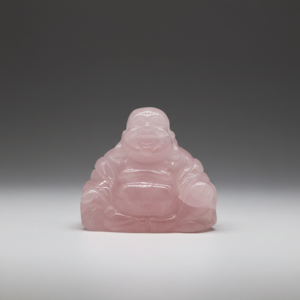 Rose Quartz Buddha — Clean