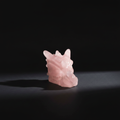 Rose Quartz Dragon Head - High Contrast Dark