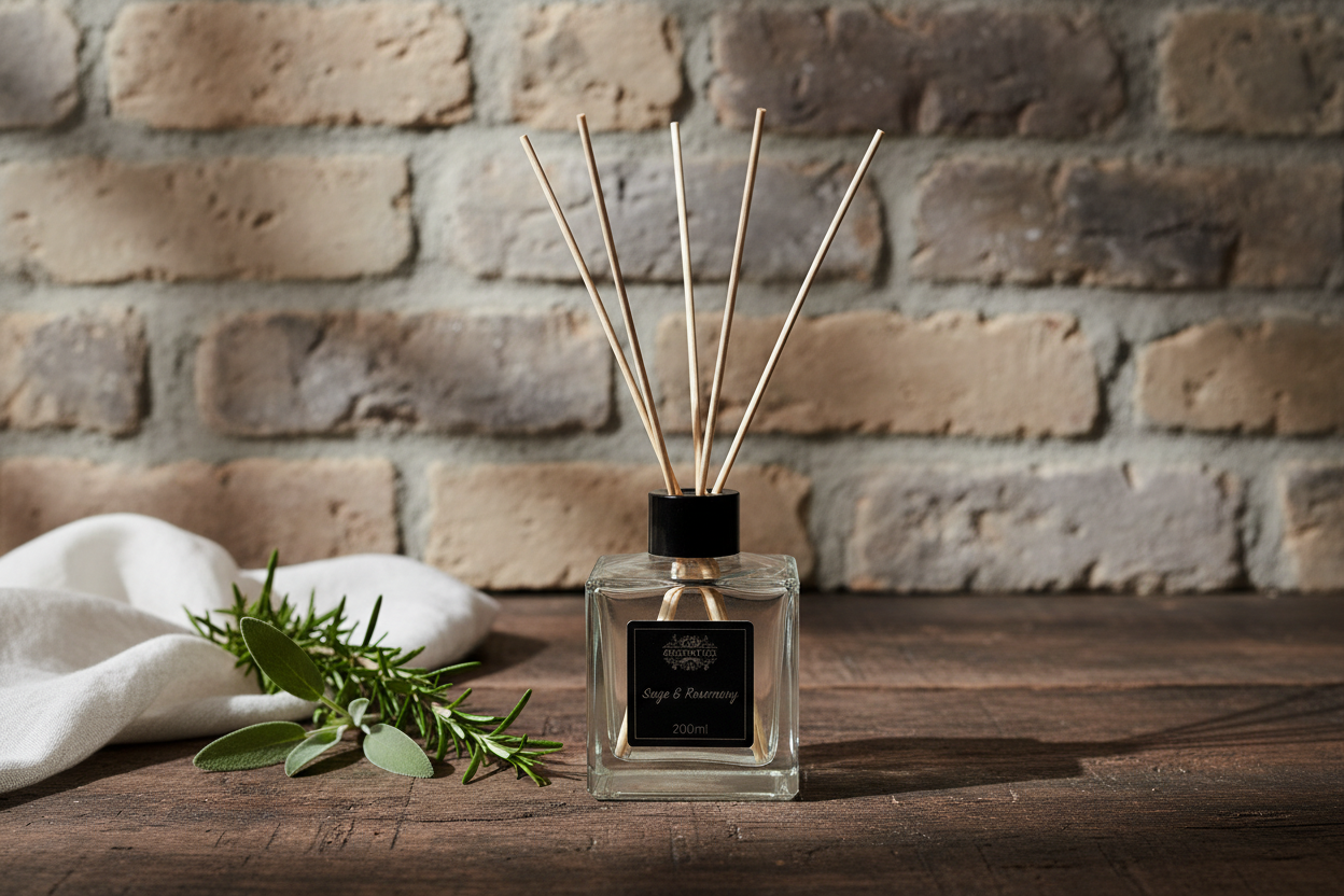 Sage & Rosemary Reed Diffuser - Cosy Cottage Spa