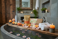 Salt Soak Set Total Detox — Rustic Spa Bathroom