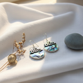 Shell & Silver Classic Disc Abalone - Lifestyle