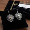 Silver & Gold Mandala Hearts - Boutique