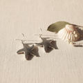 Silver Starfish Earrings - Lifestyle