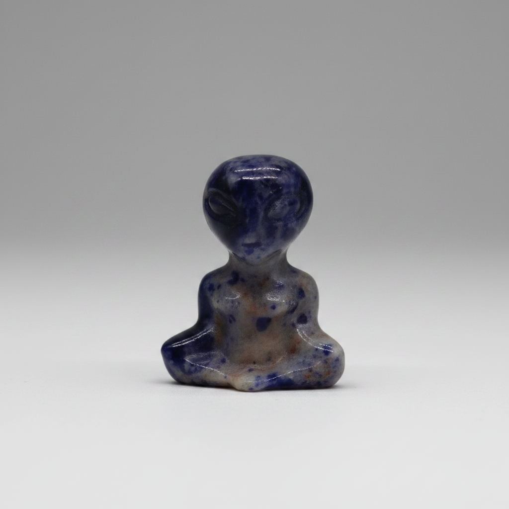 Sodalite Alien — Clean Close Up