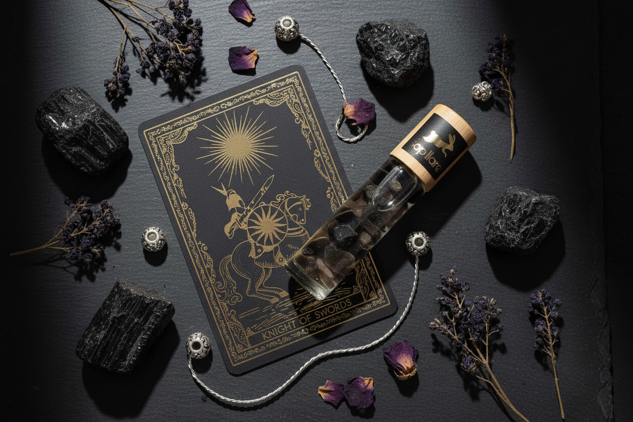 The Knight of Swords Gemstone Roll-On - Mystical Editorial