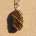 Tiger Eye Necklace Close-Up