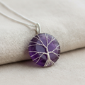 Tree of Life Amethyst Necklace
