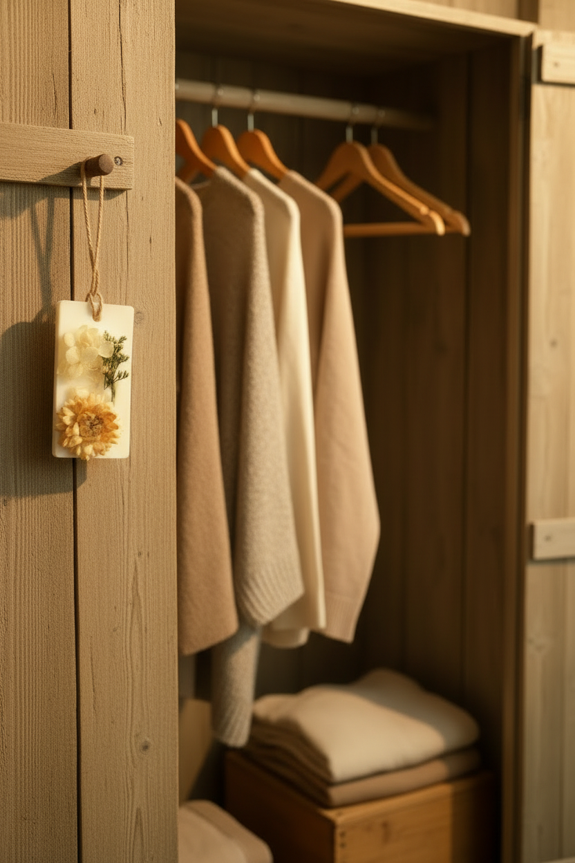 Wax Freshener Hanging in Wardrobe