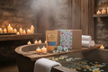 Wild Hare Salt & Flowers Total Unwind — Rustic Spa Bathroom