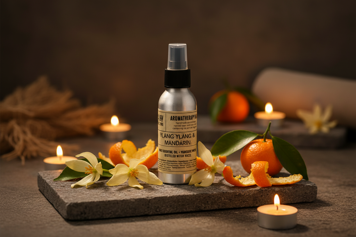 Ylang Ylang & Mandarin Essential Oil Mist - Lifestyle