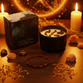 Zodiac Crystal Candle — Leo Celestial Lifestyle