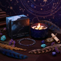 Zodiac Crystal Candle — Sagittarius Celestial Lifestyle